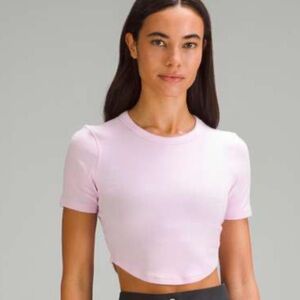 Lululemon Hold Tight Cropped T-Shirt Size 10